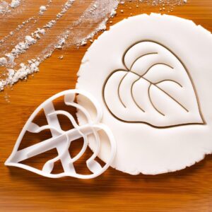 Devils Ivy Cookie Cutter India Leaf Shape Houseplant Garden Party Wedding Treats Biscuit Cutter Botanical Baking Tool for Gardening Season Birthday Nature Inspired Cookies (ONLY DESVILS LVY)