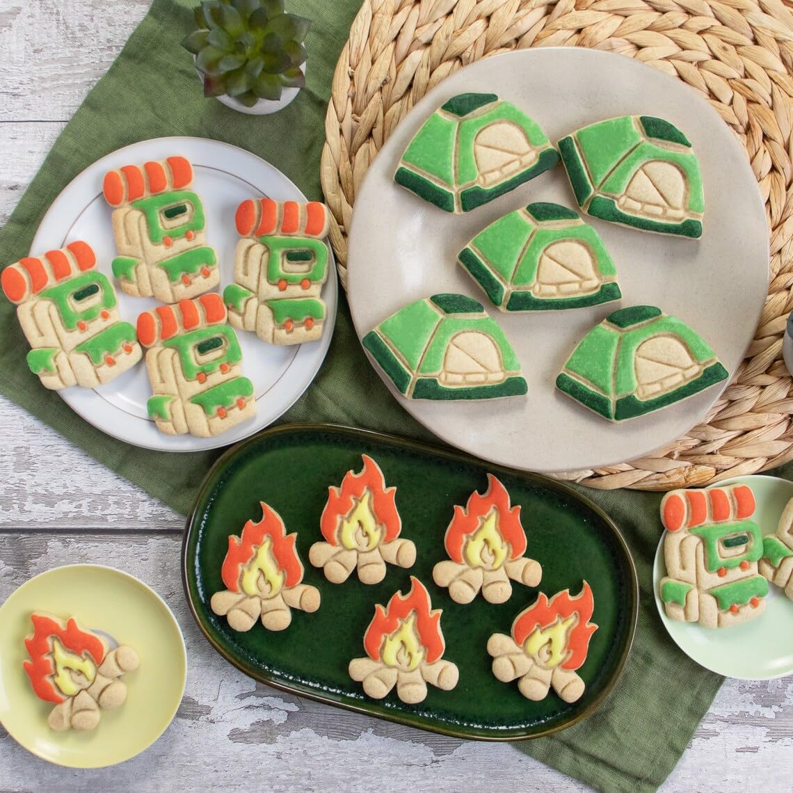 Tent Cookie Cutter for Camping Party Outdoor Adventure Backyard Summer Birthday Campout Countryside Hunt Hiking Themed Biscuit Cutter for Nature and Travel Enthusiasts (ONLY TENT) - Image 5