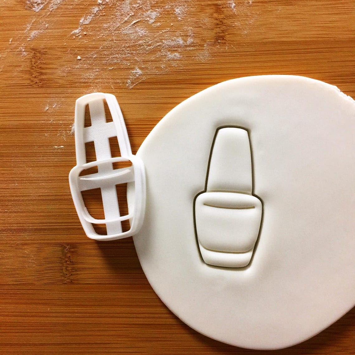 Nail Polish Cookie Cutter for Makeup and Beauty Themed Baking, Salon Parties, Fashion Events, Pampering Sessions, Stylist Celebrations, Red Carpet Treats, Beauty Lover Gifts (ONLY NAIL POLISH)