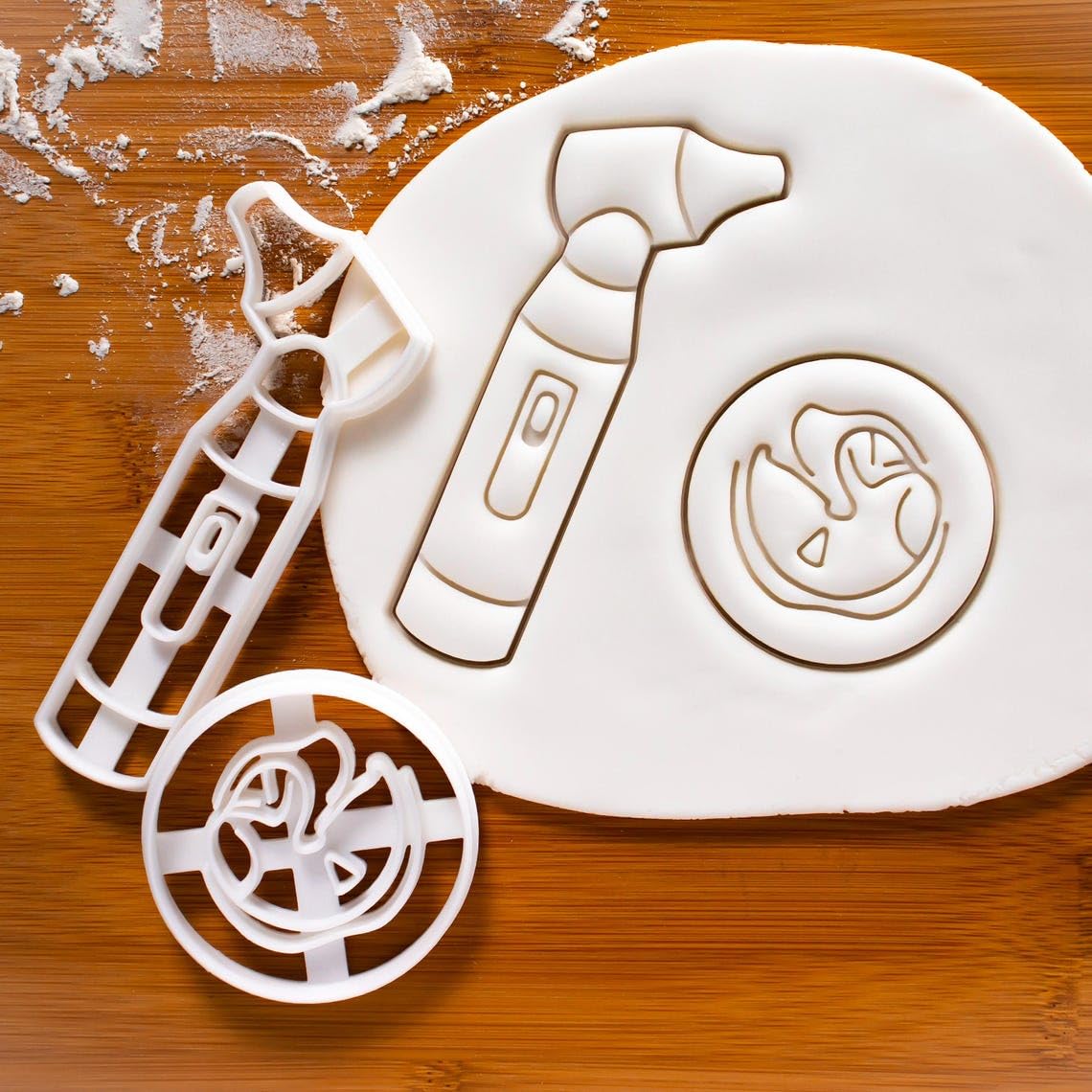 Cookie Tympanic Membrane Cookie Cutter Biscuit Fondant Clay Baking Shaped Like Human Eardrum Medical Device Ideal Audiologists Hearing Loss Awareness Deaf Education Cochlea (ONLY Tympanic) - Image 2