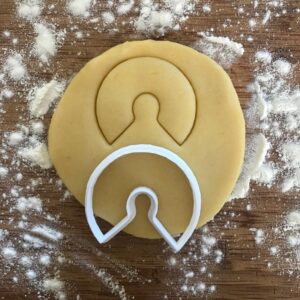 Black Round Arch Cookie Cutter Geometric Shape Cutter for Baking Polymer Clay Earrings Jewelry Making Fondant Crafts DIY Party Favors Kitchen Tool Creative Supplies