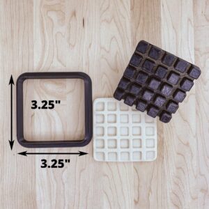 Waffle Cookie Cutter and Stamp Cookie for Fondant, Clay Crafting, Baking, Breakfast-Themed Parties, Brunch Events, Creative Cake Decorating, and Edible Art in India