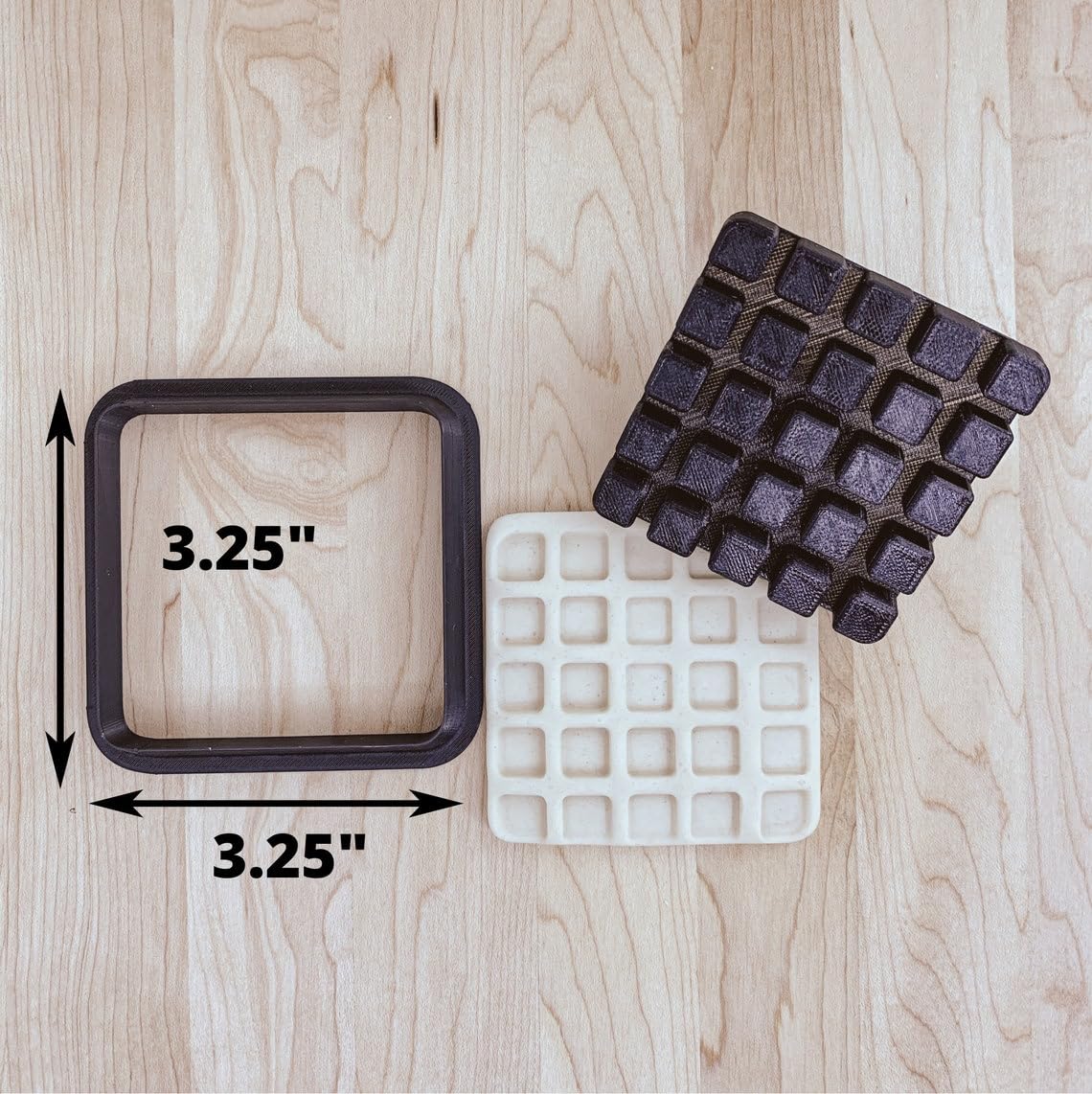 Waffle Cookie Cutter and Stamp Cookie for Fondant, Clay Crafting, Baking, Breakfast-Themed Parties, Brunch Events, Creative Cake Decorating, and Edible Art in India