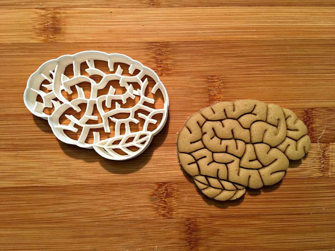 Cookie Brain Cookie Cutter Multi Size for Science, Halloween, and Educational Baking Made in India Durable Reusable Cookie for Cookies, Sandwiches, Fondant, and More - Image 2