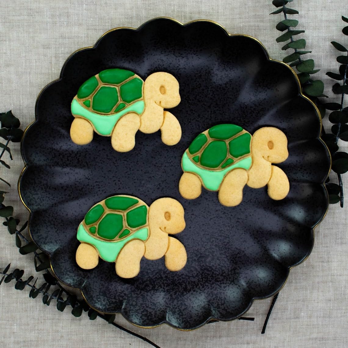 Cute Tortoise cookie cutter shaped like turtle biscuit fondant clay baking ideal animal-themed birthday parties kids celebrations wildlife lovers nature-inspired edible (ONLY CUTE TORTOISE) - Image 3