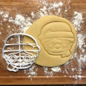 Black Mrs Claus Cookie Cutter Santa Wife Design for Christmas Cookies Winter Baking Cute Kawaii Xmas Biscuit Fondant Clay Cutter Holiday Treats Festive Christmas Gift