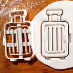 Luggage Cookie Cutter Cookie India for Travel Holiday Theme Cookies and Biscuits, Suitcase Shape Baking Tool for Vacation Parties, Travel Celebrations, Airport Farewell Treats (ONLY Luggage)