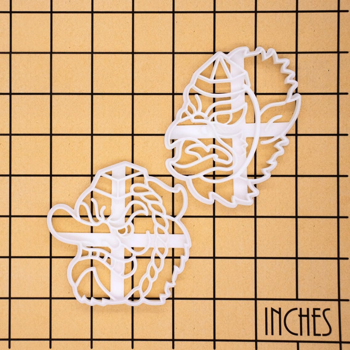 Tengu Mask Cookie Cutter for Biscuit Fondant Clay Baking Japanese Folklore Mythology Edo Period Shinto Spirit Supernatural Demon Mask Treats Cultural Festival Crafts and Themed - Image 3