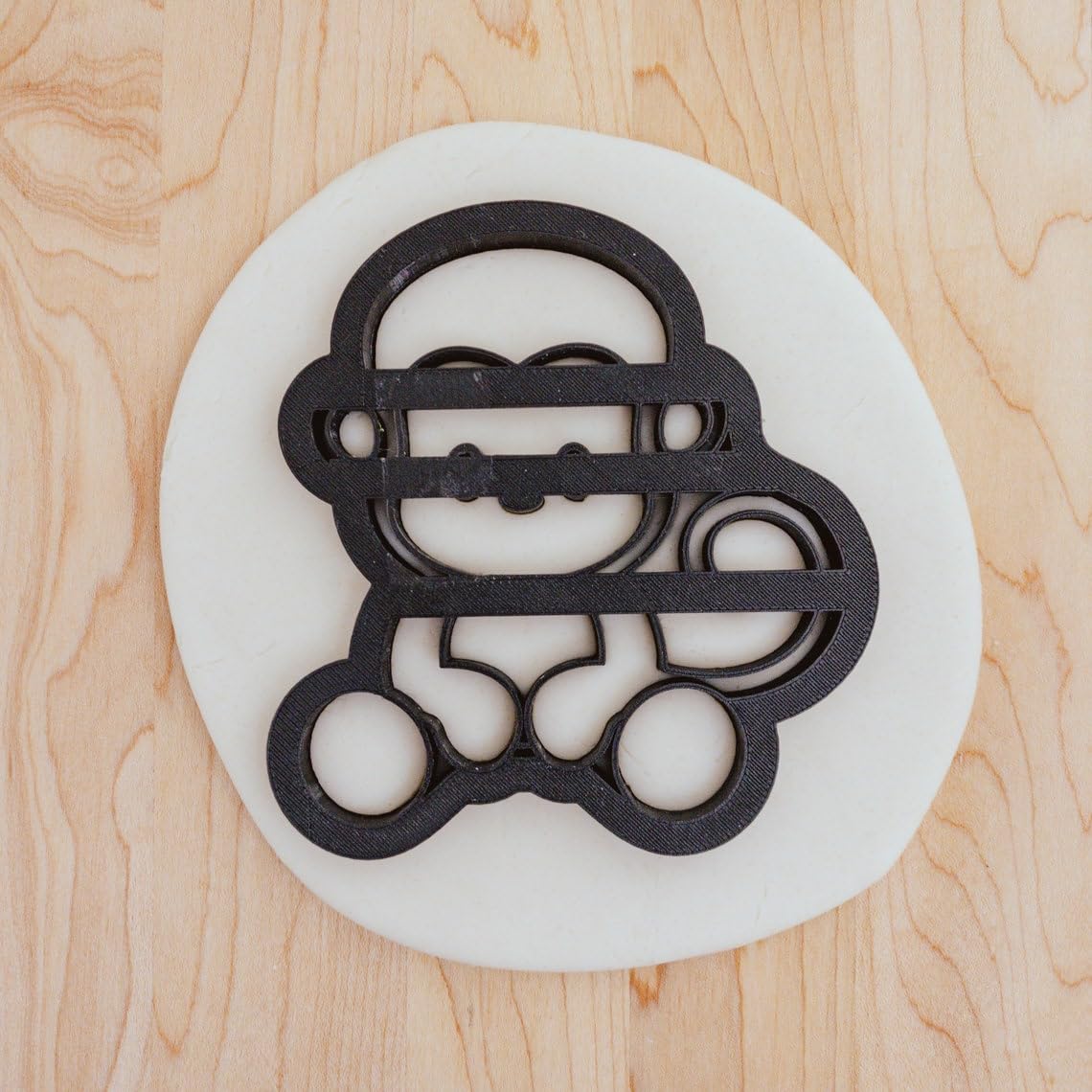 Monkey Baby Cookie Fondant Clay Detailed Cutter India Cookie Mold for Shaping Cute Animal Themed Cookies for Baby Shower Birthday Cakes Cupcakes Jungle Party Baking and Craft Projects - Image 2