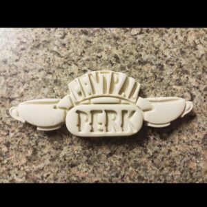 Black Friends Central Perk Cookie Cutter Cookie TV Show Cafe Logo Cookie Mold for Sitcom Themed Party Treats Baking Retro Fan Gifts Pop Culture Crafts and Custom Dessert Decorations