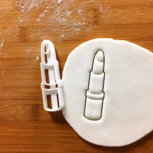 Lipstick Cookie Cutter for Makeup Themed Baking, Beauty Party Treats, Salon Events, Fashion Celebration Desserts, Stylist Gifts, Pampering Snacks, Red Carpet Inspired Cookies (ONLY LIPSTICK)