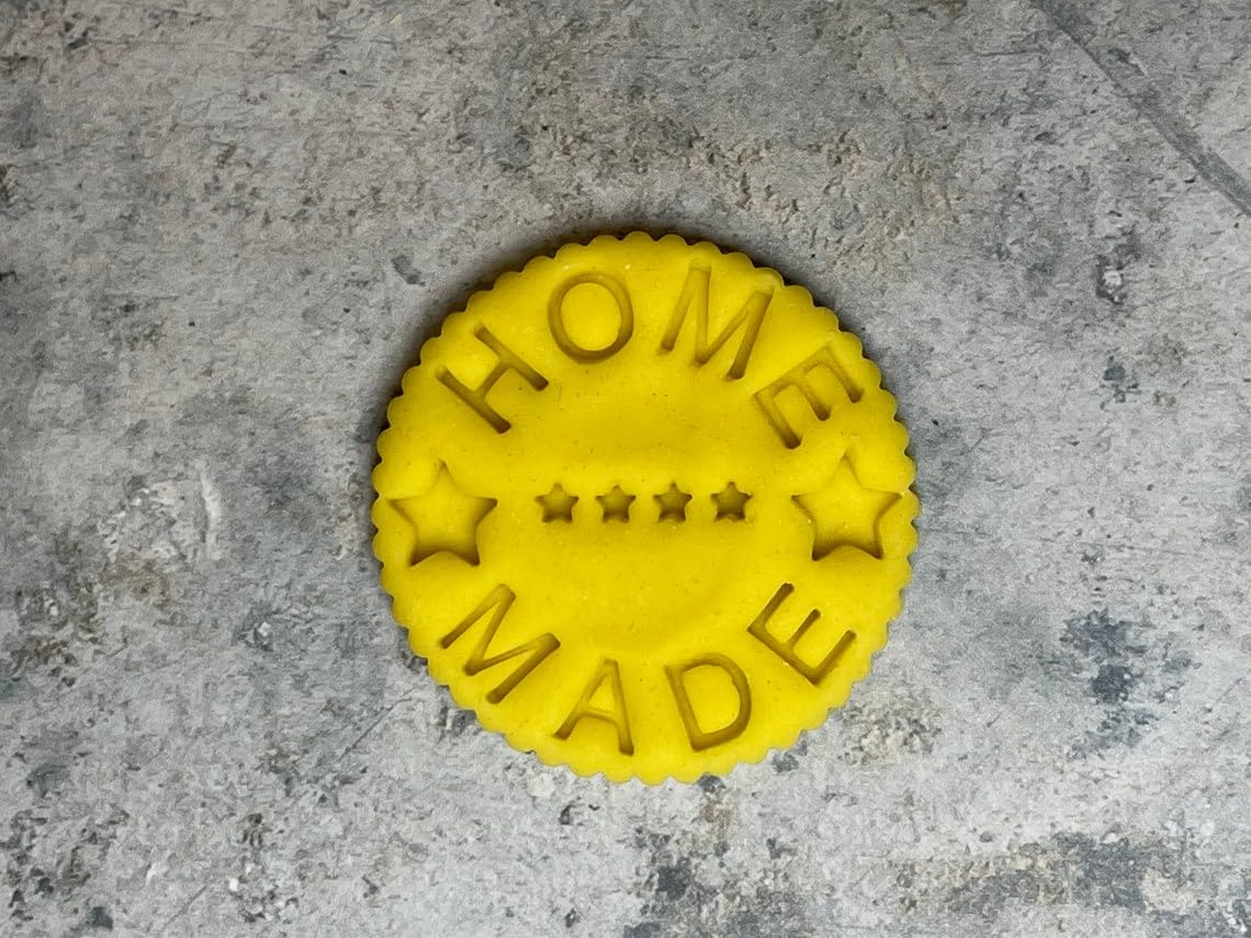 Home Made Message Cookie Cutter for Making Homemade Shortbread Cookies Sand Biscuits Pastry Sugar Paste Fondant Cake Decorations Ideal for Bakers Gift Packaging Kitchen Crafts and Daily - Image 2