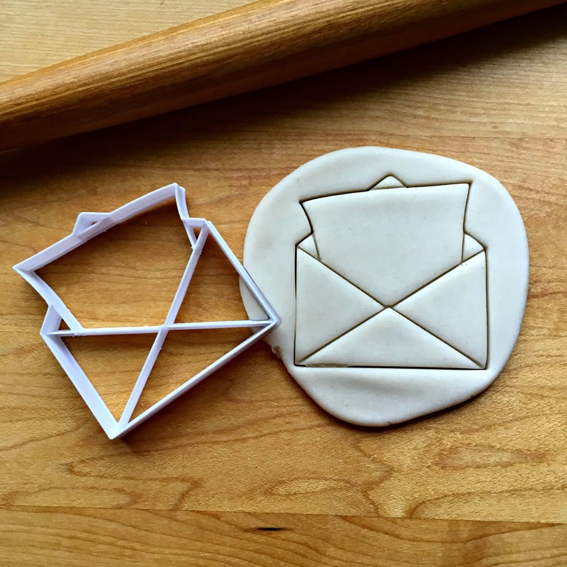 Open Letter in Envelope Cookie Cutter, Suitable Size, Ideal for Mail-Themed Baking, Custom Holiday and Greeting Card Cookies, Dishwasher Safe, Perfect for Creative Cookies, Made in India - Image 2