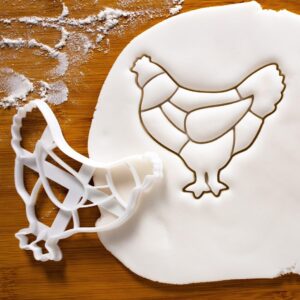 Chicken Cookie Cutter Cookie Butcher Guide Meat Chart Baking Mold Poultry Cuts Kitchen Tool Bakers Butchers Chefs Culinary Enthusiasts Farmhouse Cooking Party Decorations Animal (ONLYCHICKEN)