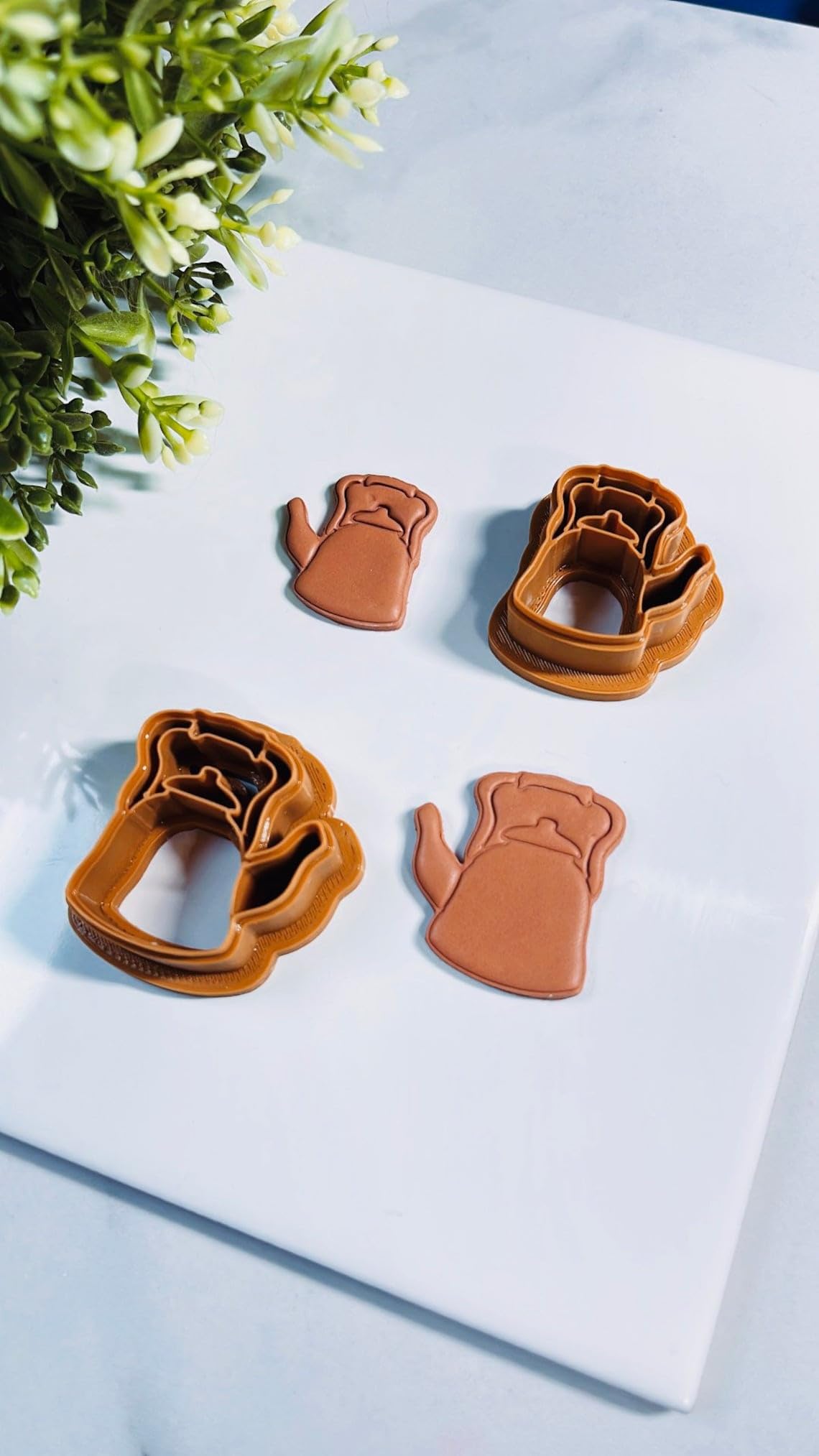 Kettle Pot Water Heater Polymer Clay Earring Cutter India Cookie Fall Clay Cutter Tool Mold for Jewelry Making Biscuit Fondant Cutter DIY Crafts Kitchen and Cozy Home Accessories - Image 3