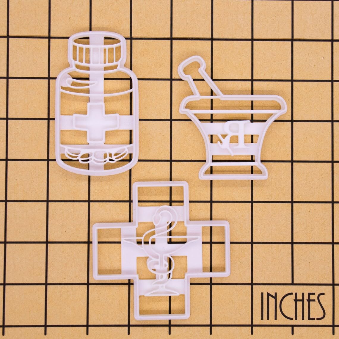 Pill Bottle Symbol Cookie Cutter Apothecary Biscuit Cutter Medical Chemist Drugs Medicine Design Gifts for Medical Students Health Professionals Medical Science Baking Tool (ONLY PILL BOTTLE) - Image 6