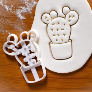 Prickly Pear Cookie Cutter for Cute Cactus and Succulent Biscuit Baking, Garden and Horticulture Themed Snacks, Desert Plant Treats for Cinco De Mayo Parties India Cookie (ONLY Prickly PEAR)