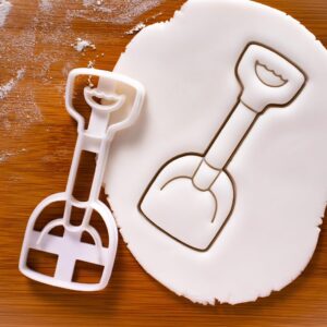 Beach Spade Cookie Cutter Biscuit Cutter Nautical Summer Beach Party Ocean Birthday Pool Mermaid Themed Baking Tool Perfect Seaside Celebration Beach Bucket Sand Toy Inspired (ONLY BEACH SPADE