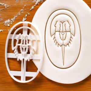 Horseshoe Crab Cookie Cutter India Cookie Ocean Theme Beach Party Supplies Sea Creature Biscuit Mold Coastal Summer Baking Tool Nautical Underwater Treats Party Favor (ONLY Crab)