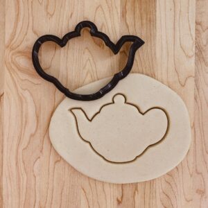 Teapot Tea Party Cookie Fondant Clay Cutter for Baking Decorating Afternoon Tea Theme Treats Dough Modeling Craft Projects Birthday Baby Shower Events Favors India Cookie