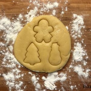 Black Christmas Cookie Cutter Set for Tree, Gingerbread Woman, Snowman Cookies Fondant Clay Earring Cutter DIY Holiday Baking Christmas Gift Treats