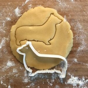 Black Pembroke Welsh Corgi Face Cookie Cutter cookie Dog Shape Baking Tool For Dog Biscuit Cookies Fondant Clay Crafts Corgi Lover Gift For Dog Mom Dog Party Favor