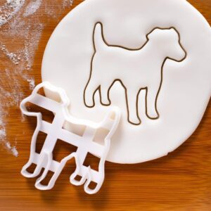 Jack Russell Terrier Body Cookie Cookie Cutter for Dog Treats and Baking, Perfect for JRT Lovers, Fox Terrier Themes, Parson Russell Parties, Vet Events, Dog Biscuits, and Canine (ONLY Body)