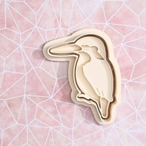 Kingfisher bird cookie cutter set for making shortbread cookies fondant biscuits sugar paste cake decorations ideal for birdwatcher baking nature themed crafts kids parties and handmade
