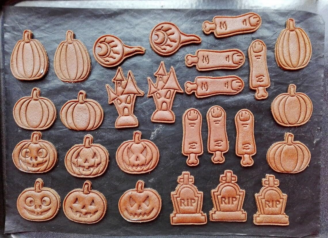 Eye cookie cutter set for baking eyeball shaped sugar cookies fondant cupcake toppers Halloween party decor spooky treats science theme cake decoration craft and baking kitchen tool - Image 4