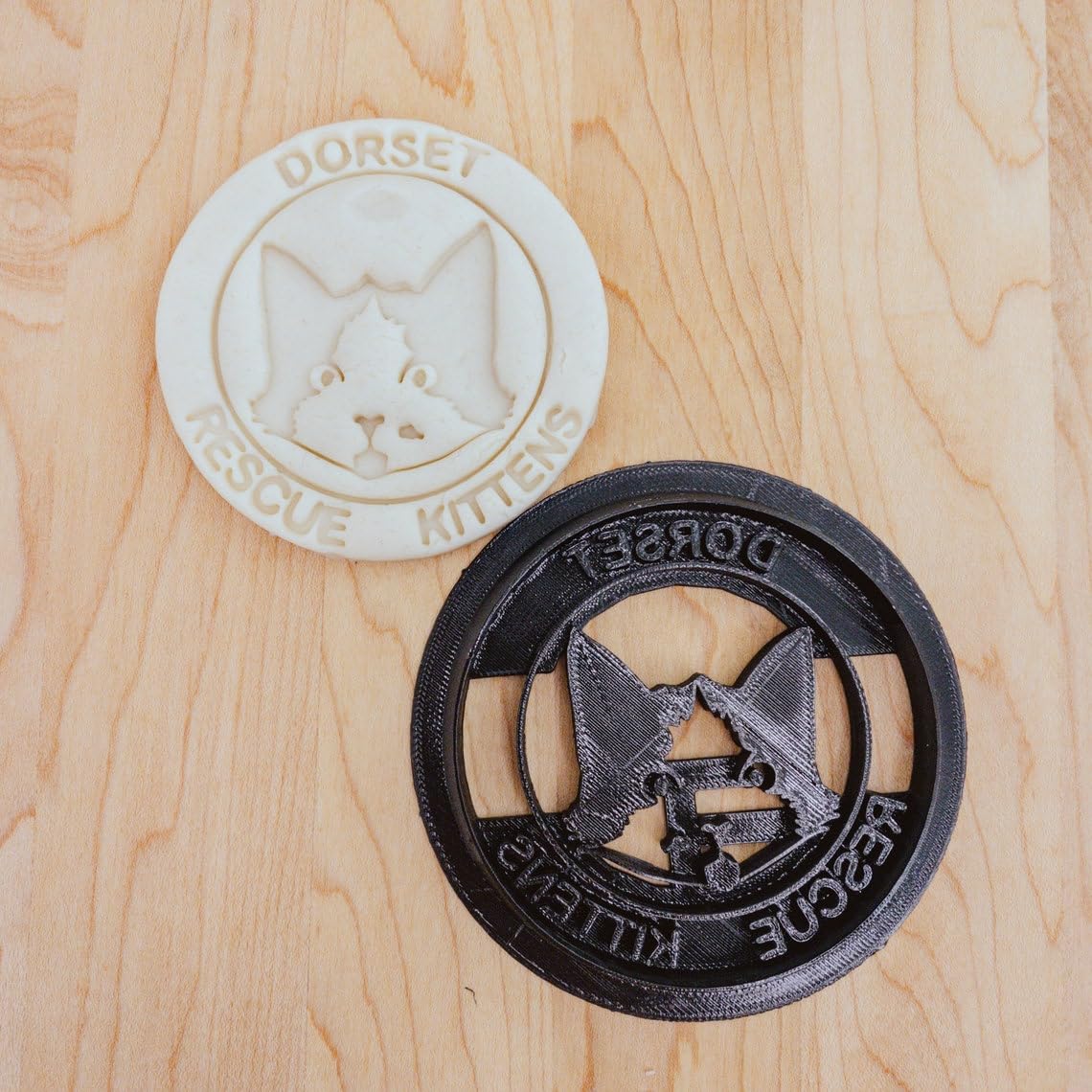 Dorset Rescue Kittens Cookie Cutter Fundraiser Set India Cookie Cat Shaped Cookie Fondant Clay Cutters for Kitty Kibble Charity Events Baking Tools Supporting Animal Rescue Causes - Image 4