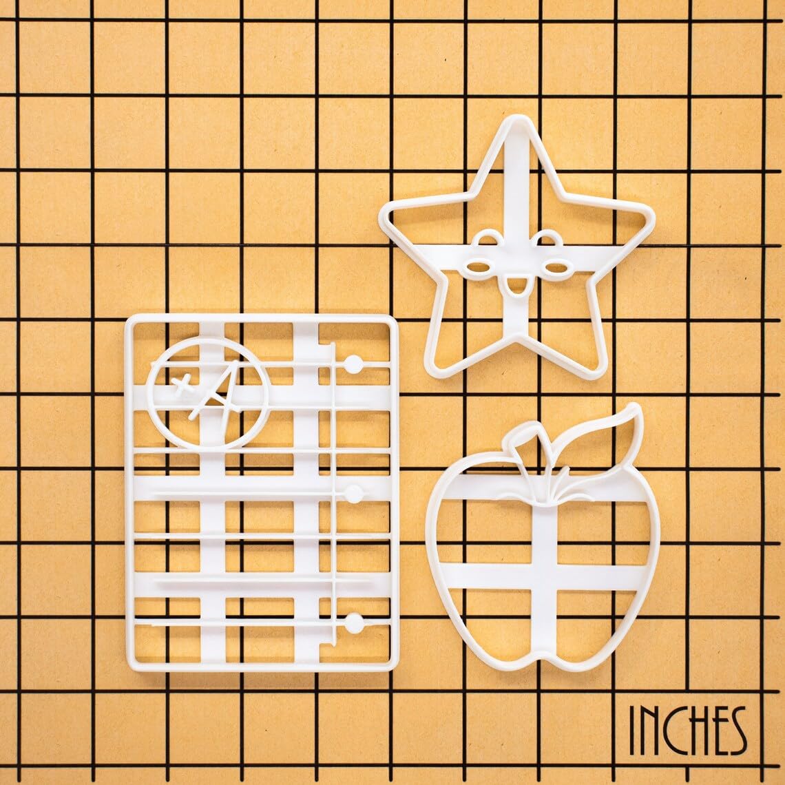 Apple Cookie Cutter India Cookie Back to School Celebration Teacher Appreciation Baking Classroom Activities Graduation Favors Study Group Snacks Educational Cookie Making Tool (ONLY Apple) - Image 3