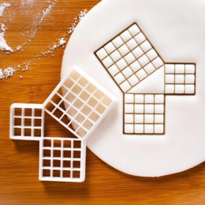Proof of Pythagorean Theorem Cookie Cutter Cookie for Mathematics Party Classroom Learning Baking Tool for Math Teachers Students Geometry Activities Edible Math Fun India