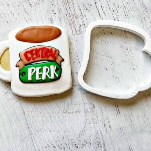 Curved Coffee Cup Cookie Cutter, Suitable Size, Perfect for Coffee Lovers, Holiday Cookies, Tea Party Treats, Made in India