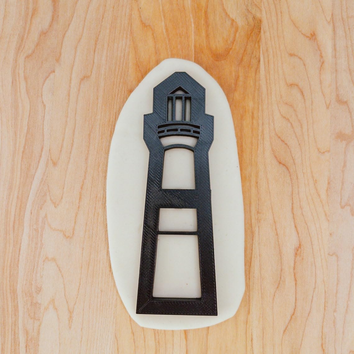 Lighthouse Detailed Cookie Cutter, Nautical Fondant and Clay Cutter India Cookie for Maritime-Themed Baking, Cake Decorating, and Crafting Projects - Image 2