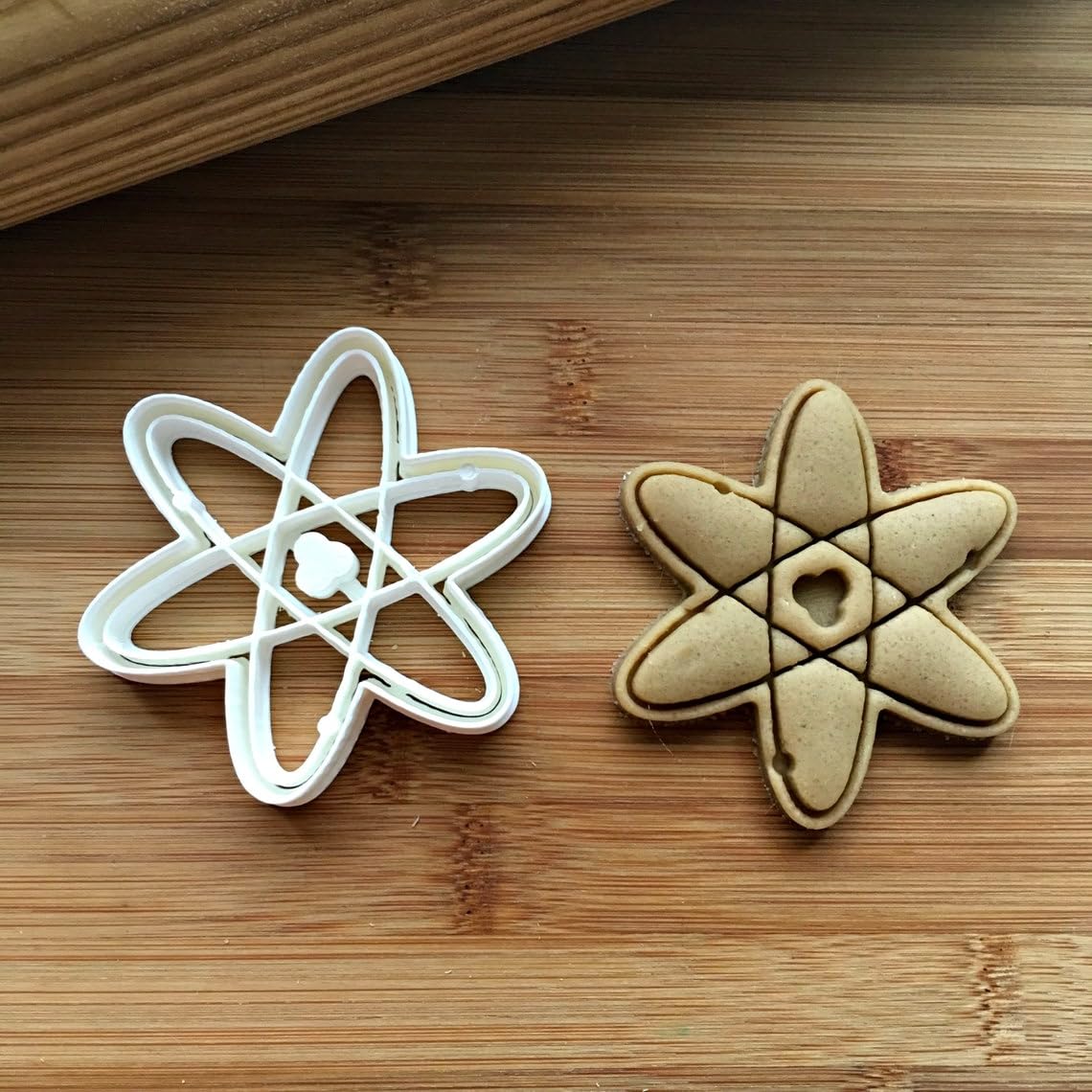 Cookie Atom Cookie Cutter Multi Size for Science Themed Parties, Educational Events, and Creative Baking Made in India Durable Reusable Cookie for Cookies, Sandwiches, Fondant, - Image 2