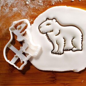 Capybara Cookie Cutter Cookie India Biscuit Cutter Cute Capybara Animal Lover Themed Cookies Adorable pet Fondant Clay Cutter Baking Tool Wildlife Nature Party Treats (ONLY Capybara)
