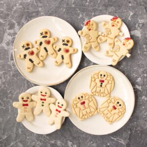 Vitruvian Gingerbread Happy Vodoo Zombie