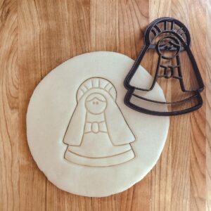 Angel Cookie Cutter Cookie for First Communion, Baptism, Religious Celebrations, Fondant, Clay Crafting, Detailed Angel Design, and Special Occasion Baking in India
