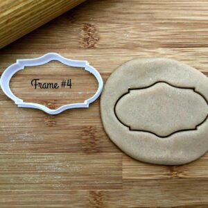 Flora Plaque Cookie Cookie Cutter for Floral and Nature-Themed Baking, Made in India, Ideal for Custom Cookies, Wedding Favors, and Special Occasions