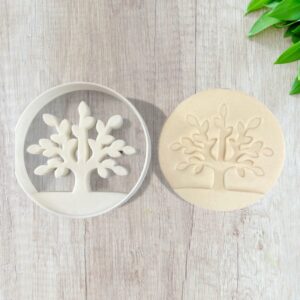 Tree of Life Cookie Cutter for Making Shortbread Biscuits Pastry Sugar Paste Fondant Cake Decoration Nature Theme Homemade Baking for Celebrations Spiritual Events and Gift Ideas by