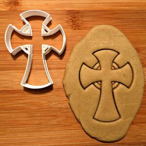 Cookie Celtic Cross Cookie Cutter for Religious, St. Patricks Day, Biscuit, Fondant, Sugar Craft, Clay Modeling, Cupcake Decoration, Heritage Crafts and Treats, Made in India