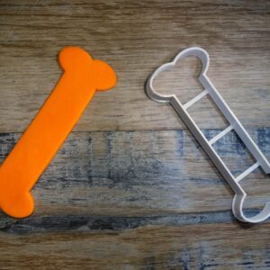 Halloween bone cookie cutter for making spooky shortbread cookies fondant biscuits pastry sugar paste cake toppers treats for haunted party decorations baking and homemade use India
