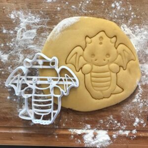 Black Dragon Cookie Cutter cookie Mythical Creature Biscuit Cutter for Baking Cookies Fondant Clay Craft Tool Baby Dragon Theme Party Favor Dragon Lover Gift India
