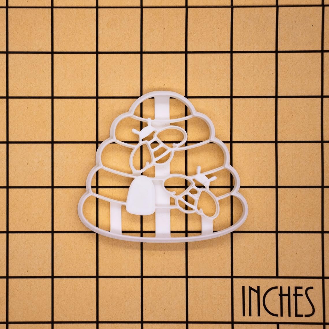 Bee Hive with Bees Cookie Cutter Honeybee Biscuit Mold Insect Shaped Cookie Cutter for Honey Themed Baking Bee Cookies for Spring Baking Pollen Nectar Gingerbread Craft Cutter - Image 3