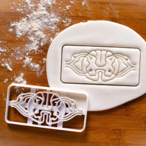Spinal Neuro Path cookie cutter baking biscuits shaped like central nervous system nerve pathway brain neurons nervous tissue detailed neurologist anatomy educational baking tool (ONLY SPINAL)