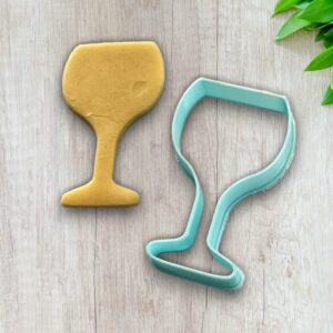 Wine glass cookie cutter for India Cookie fondant sugar paste shortbread dough chocolate modeling cake decoration bridal shower birthday baking dessert party crafting tool