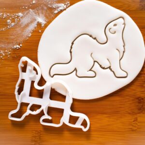 Ferret Body Cookie Cookie Cutter Biscuit Cutter Mustela Putorius Furo Small Furry Mammal Design Cute Mustelidae Animal Birthday Party Baking Tool for Ferret Lovers (ONLY Body)