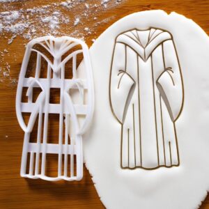 Graduate Gown Cookie Cutter Cookie for Graduation Ceremony Convocation Commencement Academic Dress Celebration Baking Tool for Degree Valediction Party Event Cookies India (ONLY Gown)