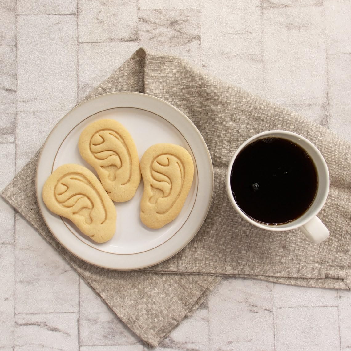 Anatomical Human Inner Ear Cookie Cutter Featuring Cochlea Outer Ear Auricle Pinnae Biscuit Cutter Ideal Medical Students, Anatomy Enthusiasts, Educational Baking Unique One (ONLY INNER EAR) - Image 3