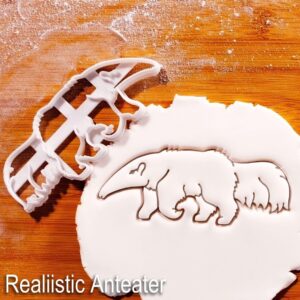 Realistic Anteater Cookie Cutter South American Wildlife Themed Baking Rainforest Animal Shapes Unique Animal Lover Gifts Educational Events and Nature Inspired Treats(ONLY REALISTIC ANTEATER)
